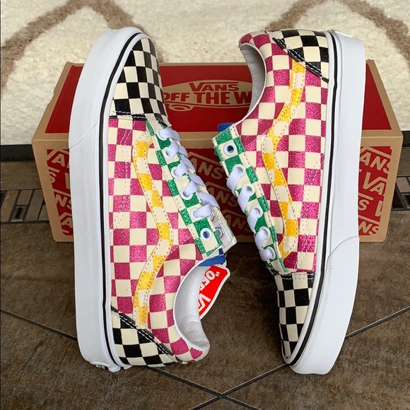 • VANS OLD SKOOL GLITER CHECK MULTITRWHT WMNS - Picture 10 of 16